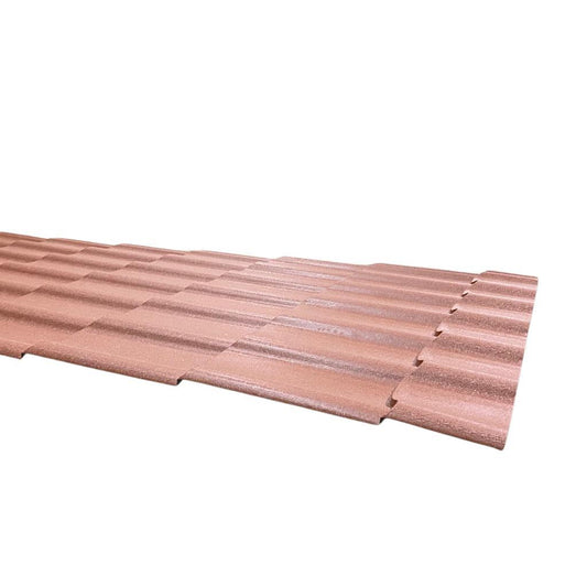 Dakpanprofiel Plaat Wrinkle Rood/Bruin