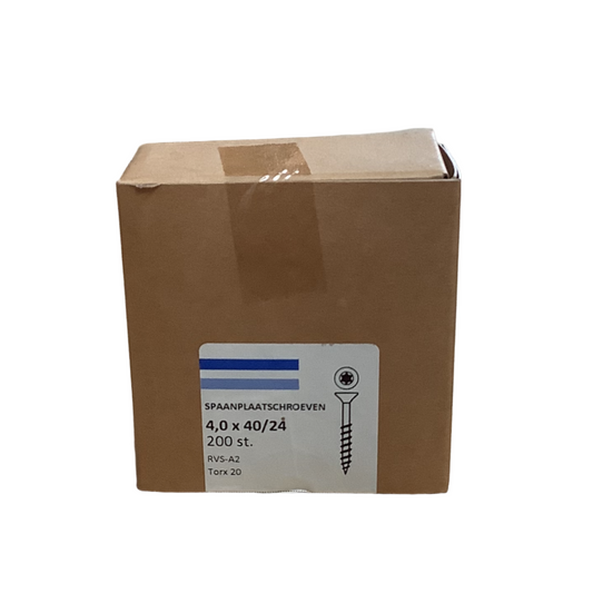 RVS spaanplaatschroeven