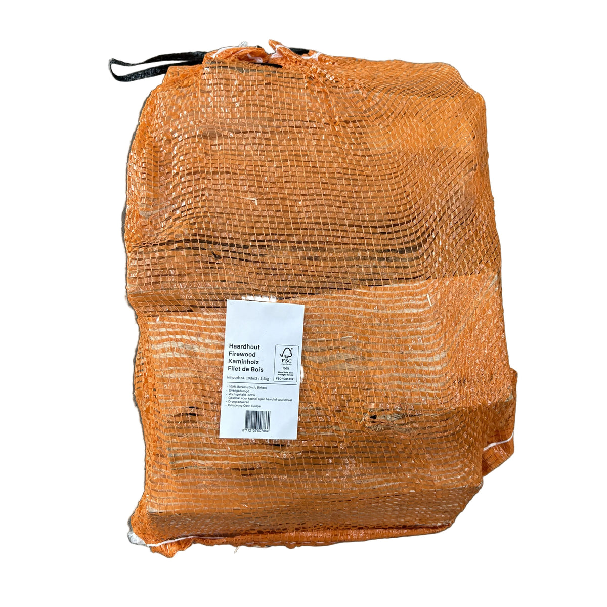Haardhout 10dm3 , 100% berken ovengedroogd