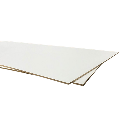 MDF plaat wit gegrond