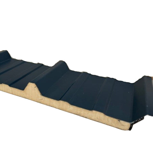 Sandwichpaneel (dak) wit / antraciet 30mm