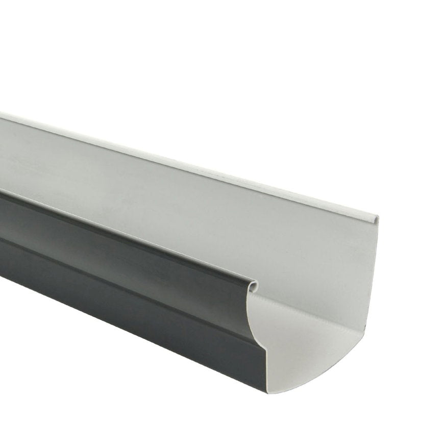 Nicoll Techtan Ovation bakgoot zwart, RAL 9011, 125 mm