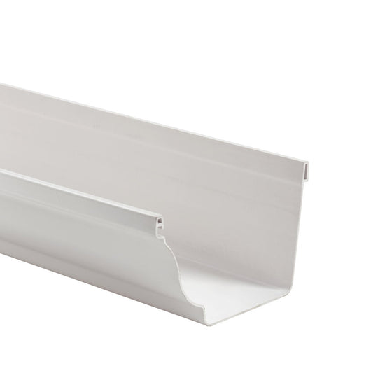 S-lon Nicoll Tradition bakgoot, pvc, wit, 160 mm