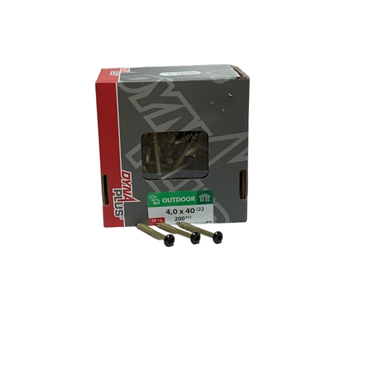 Schroeven - Dynaplus outdoor zwart