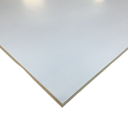 Interieurplaat multiplex populieren 2 zijden wit gegrond 122x250cm