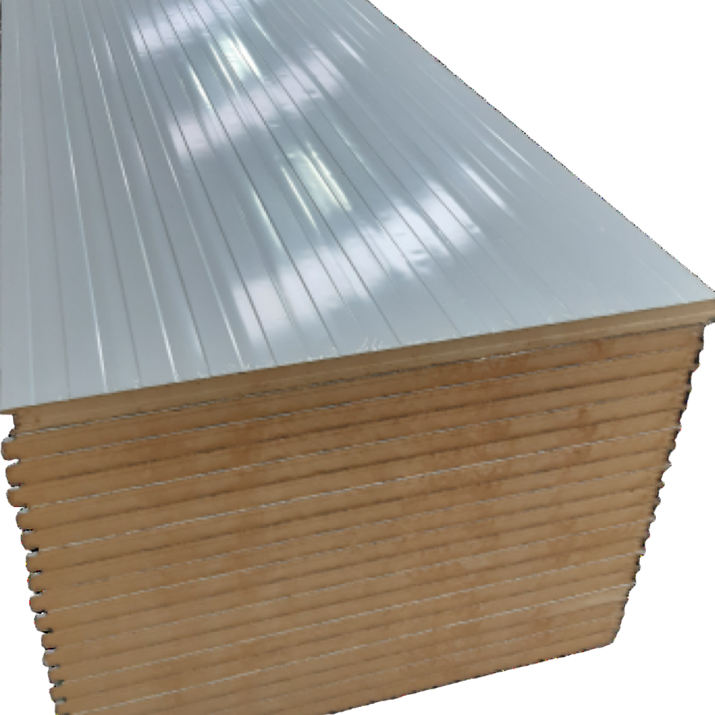 Sandwichpaneel (wand) wit / antraciet 40mm