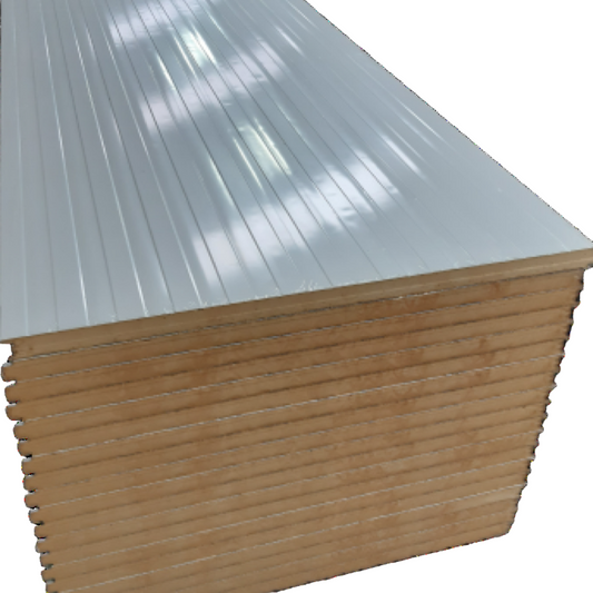 Sandwichpaneel (wand) wit / antraciet 40mm