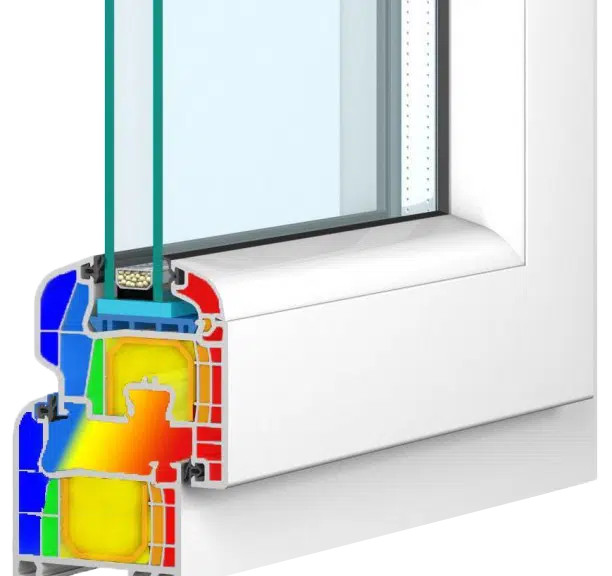 Kunststof kozijn (vast kozijn)