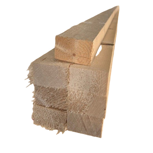 Balkhout vuren ruw 40x60mm