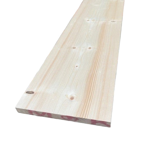 Vuren plank geschaafd